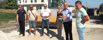 Строителните дейности по подмяна на водопроводната мрежа в Костиево са в ход