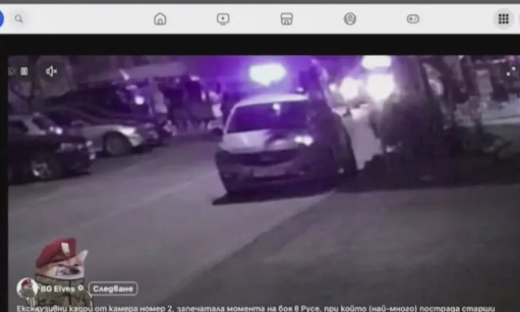 Нови кадри от Русе улавят първи удар, нанесен от човек извън колата (ВИДЕО)