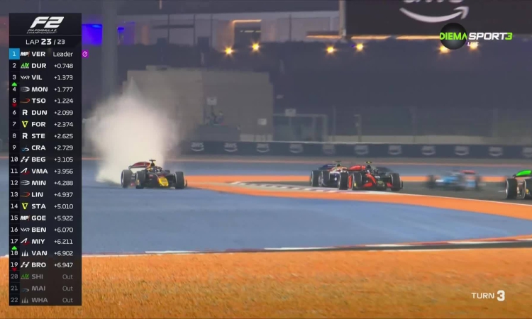 Жалко! Инцидент в последната обиколка лиши Цолов от подиум в първото му състезание във Формула 2