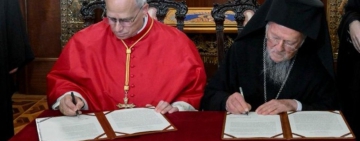 Историческа декларация за единство подписаха Папа Лъв XIV и патриарх Вартоломей