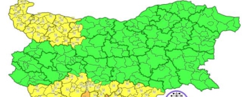 Значителни валежи, има опасност от поледици