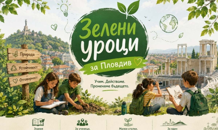 „Зелени уроци за Пловдив“ стартираха с екоден във Френската гимназия