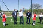 Нов футболен терен в Труд откриха Димитър Иванов, Георги Иванов и Атанас Узунов (ВИДЕО)