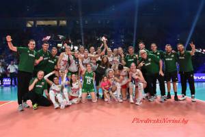Страхотна България извоюва мястото си във Волейболната лига на нациите за жени с победа над Полша в София! (СНИМКИ)