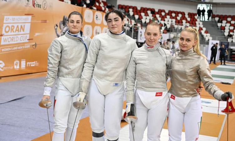 Българският отбор на сабя жени 11-и за Световната купа в Алжир