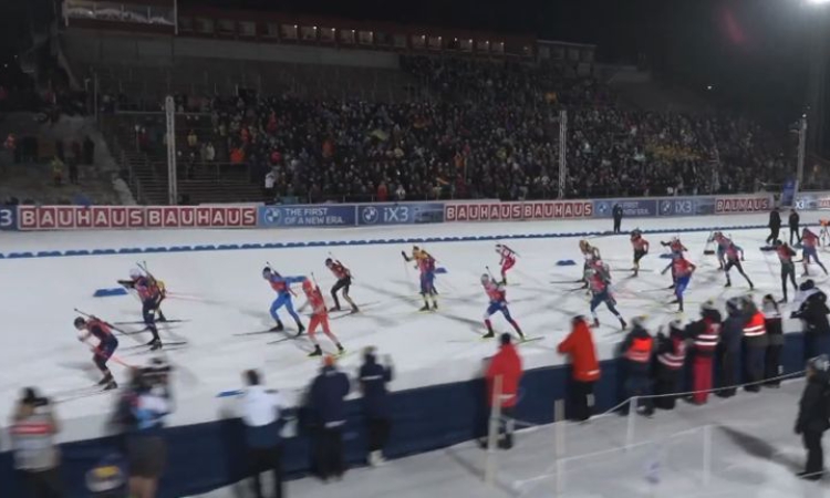 Смесената щафета по биатлон на Франция ликува в Йостерсунд