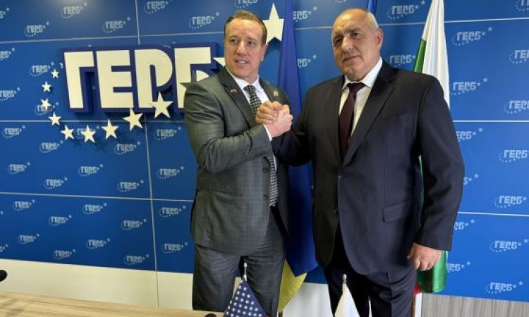 Бойко Борисов пред конгресмена Пат Фалън: Стратегическото партньорство между България и САЩ е ключово