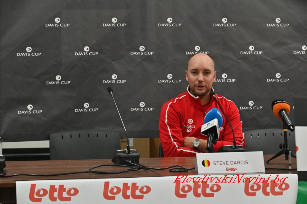 Капитанът на Белгия за Купа „Дейвис“ Стив Дарси: На хартия ние сме фаворити, но това не означава нищо на корта