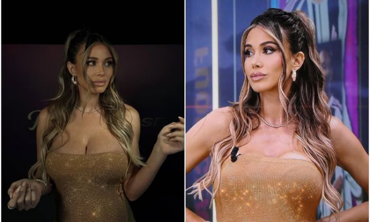 Водеща разгърна сочните си прелести насред студиото