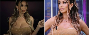 Водеща разгърна сочните си прелести насред студиото