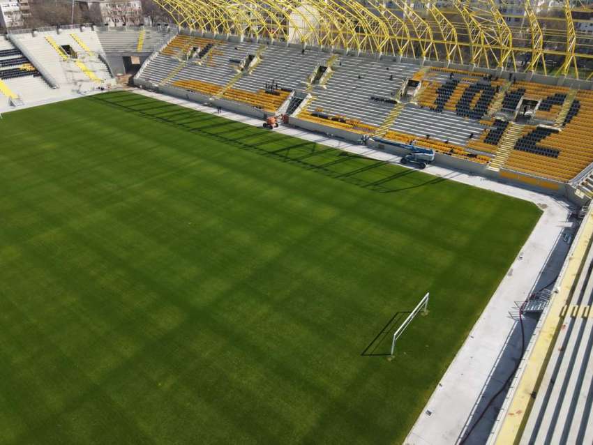 ПИМК: Забележките по строителството на стадион "Христо Ботев" са отстранени