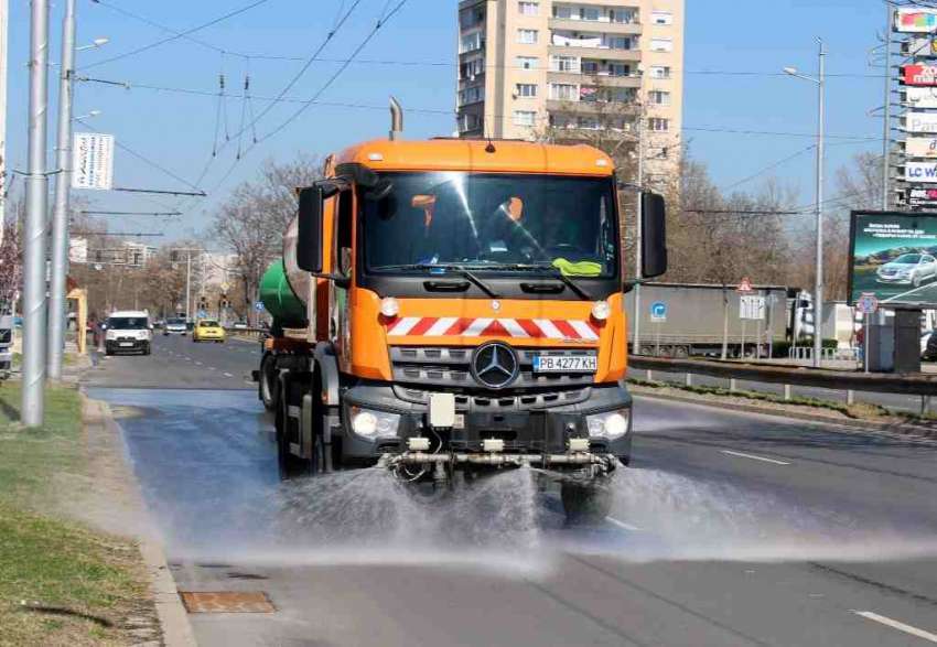 График за миенето на улиците в Пловдив от 29 май до 2 юни