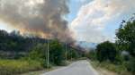 Пожарите в Гърция бушуват на 10 км от границата ни